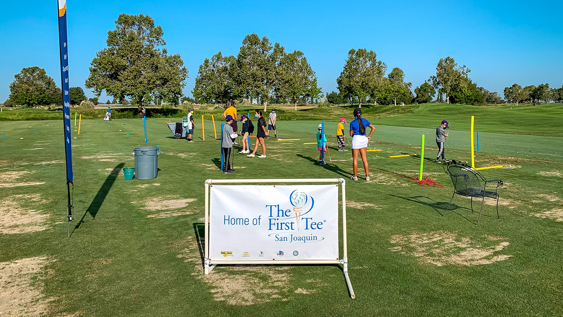 Kids Golfing During COVID